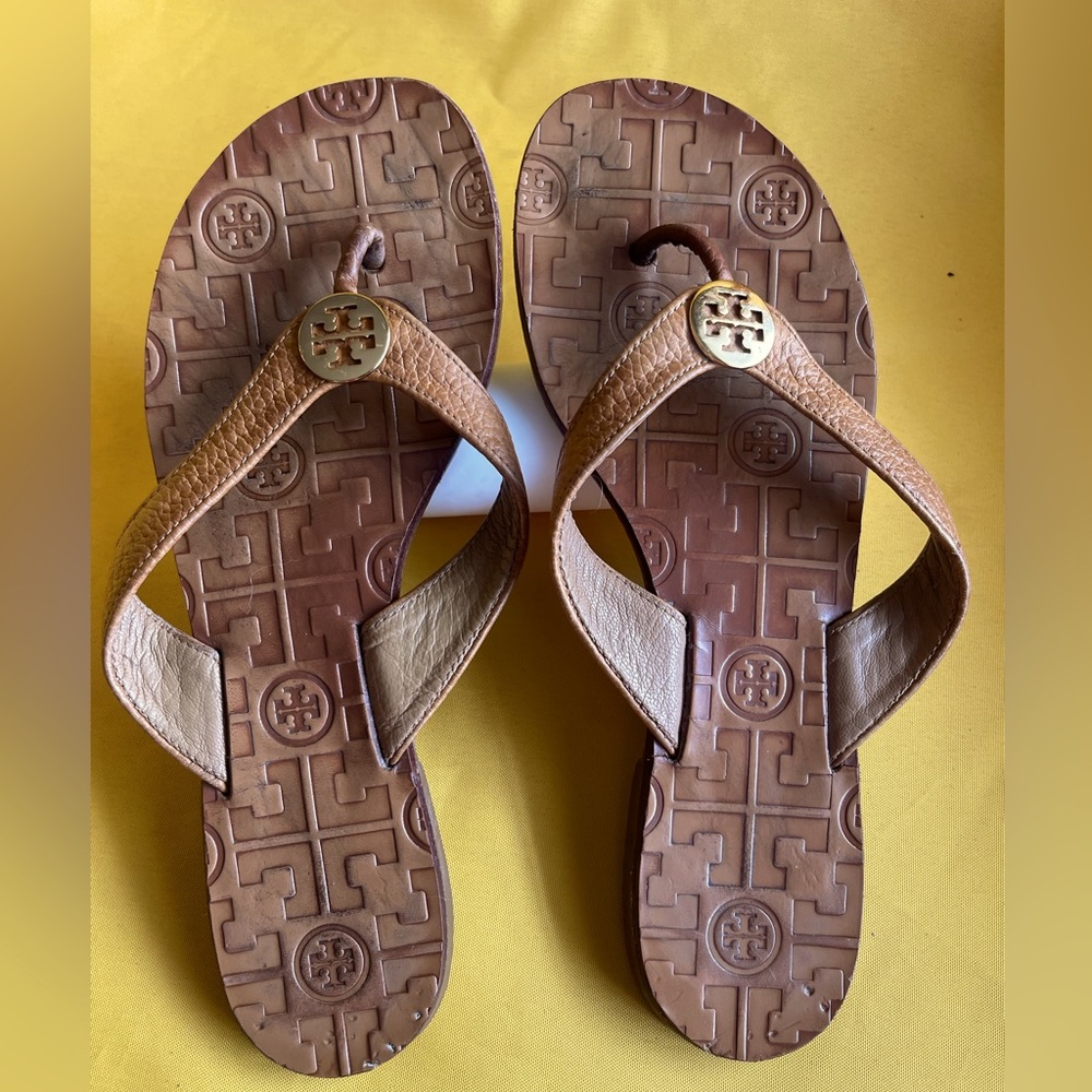 TORY BURCH LEATHER FLIP FLOP